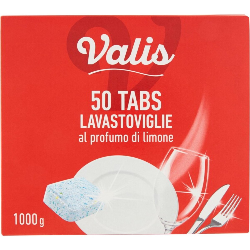 50 Tabs lavastoviglie al profumo di limone Valis 50 tabs in offerta da Iper La grande i
