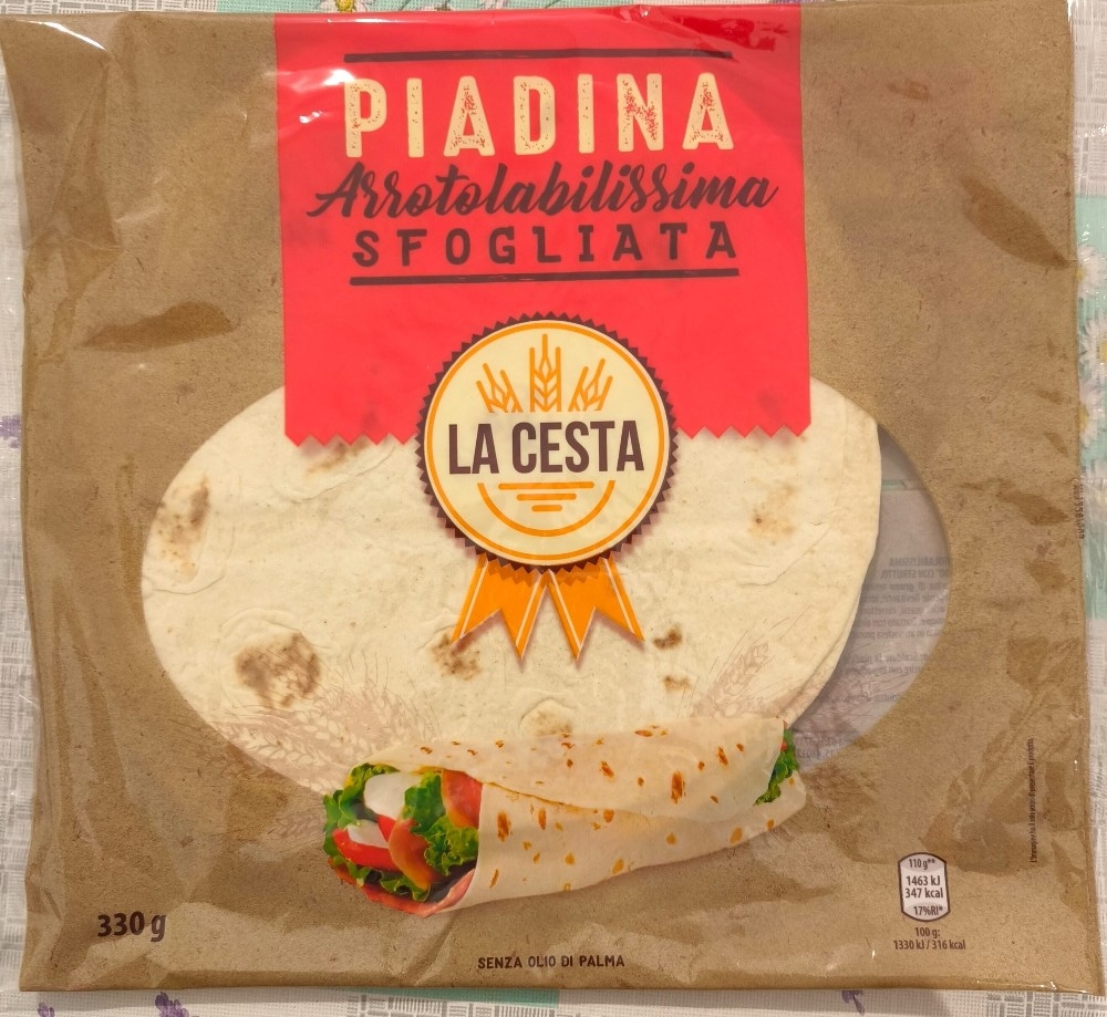 Piadina Arrotolabilissima Sfoglia 330 g La Cesta - Offerta nel negozio ALDI
