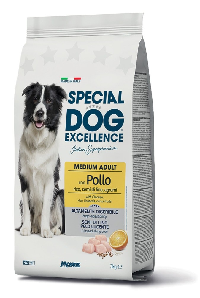 Monge Special Dog Excellence Medium Adult 3 kg in offerta da Bennet