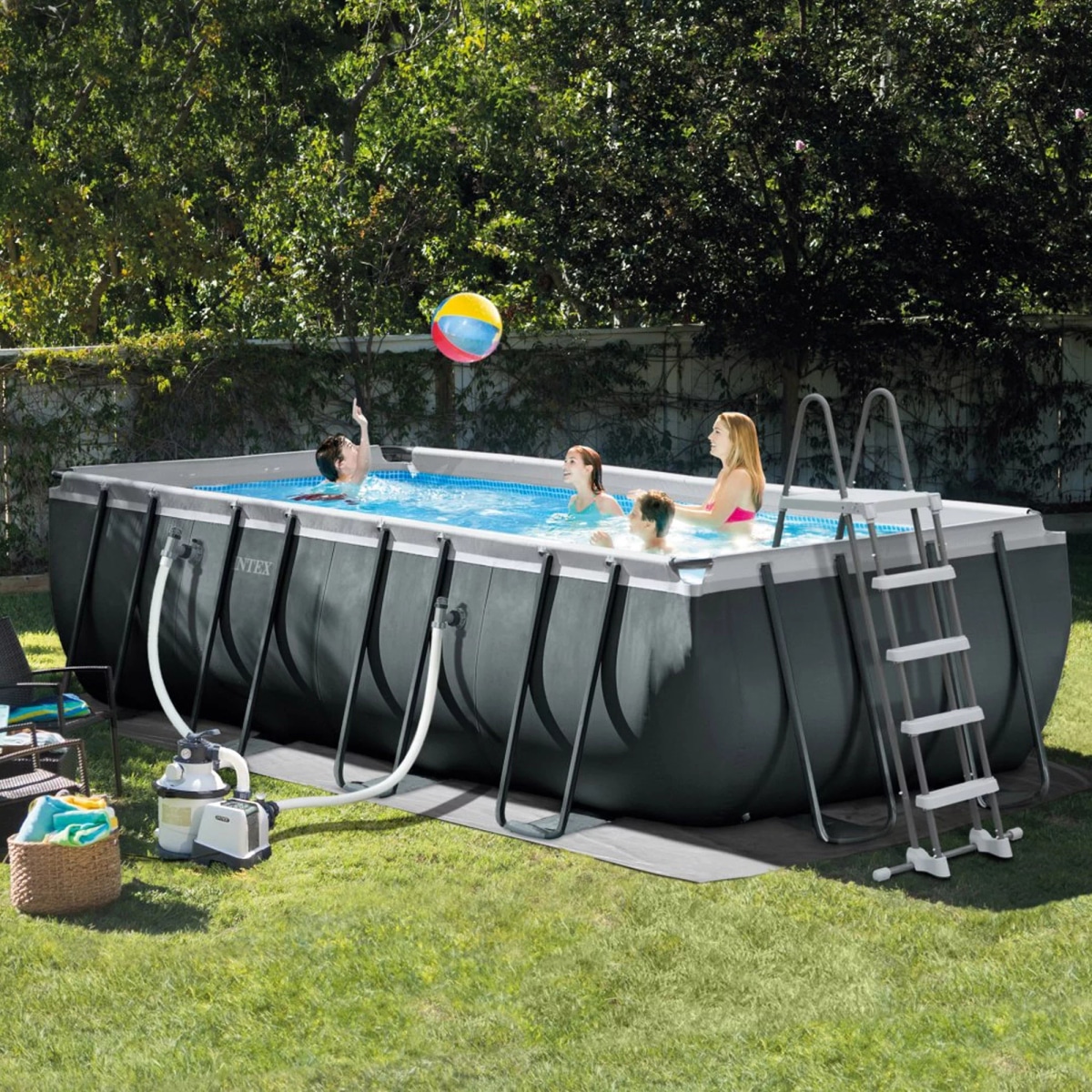 Piscina rettangolare Ultra XTR Frame INTEX - Offerta nel negozio Happy Casa