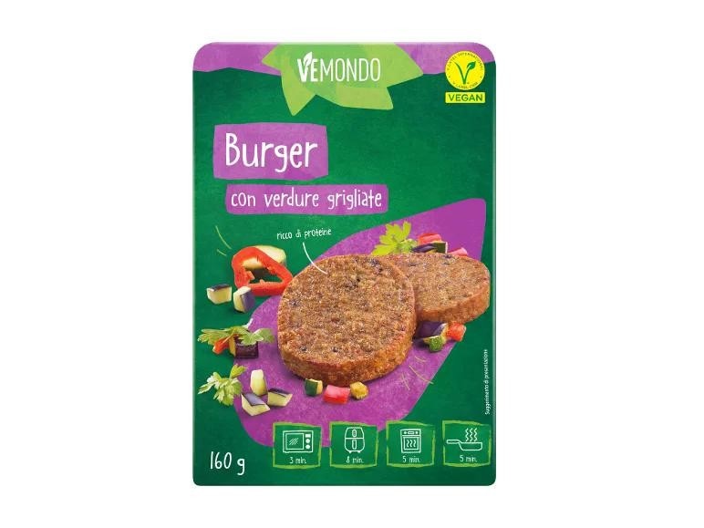 Burger con verdure grigliate 3x 160 g VEMONDO - Offerta nel negozio Lidl