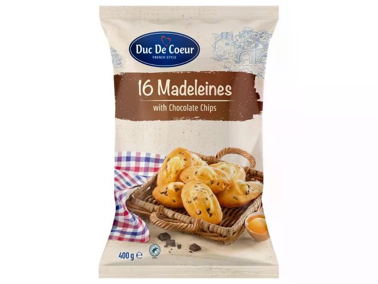 Duc De Coeur Madeleines con gocce di cioccolato 400 g in offerta da Lidl