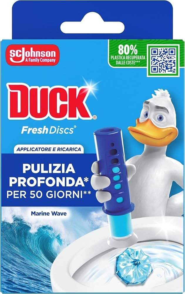 Igienizzanti in gel per WC Fresh Discs 1 applicatore + 6 dischetti in offerta da Bennet