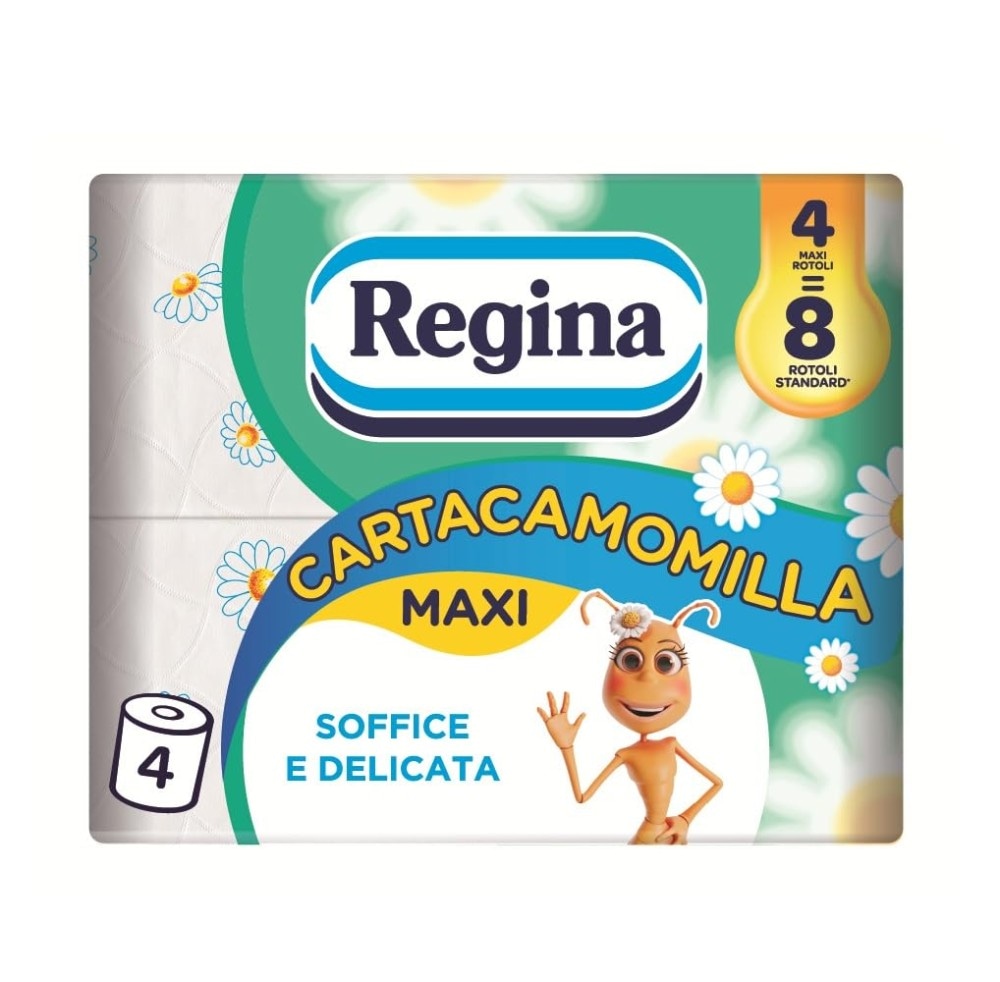 Regina cartacamomilla carta igienica 4 rotoli in offerta da Tigota