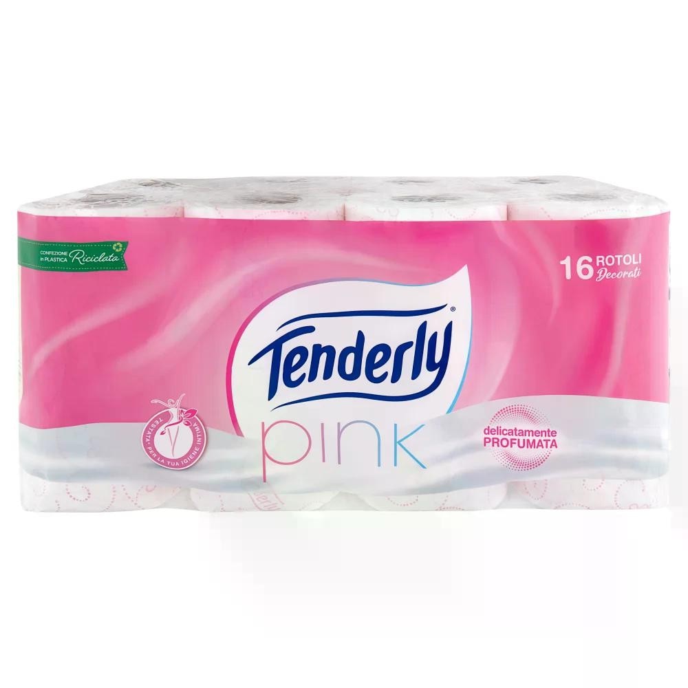 Tenderly carta igienica Pink 16 pezzi confezione in offerta da Lidl