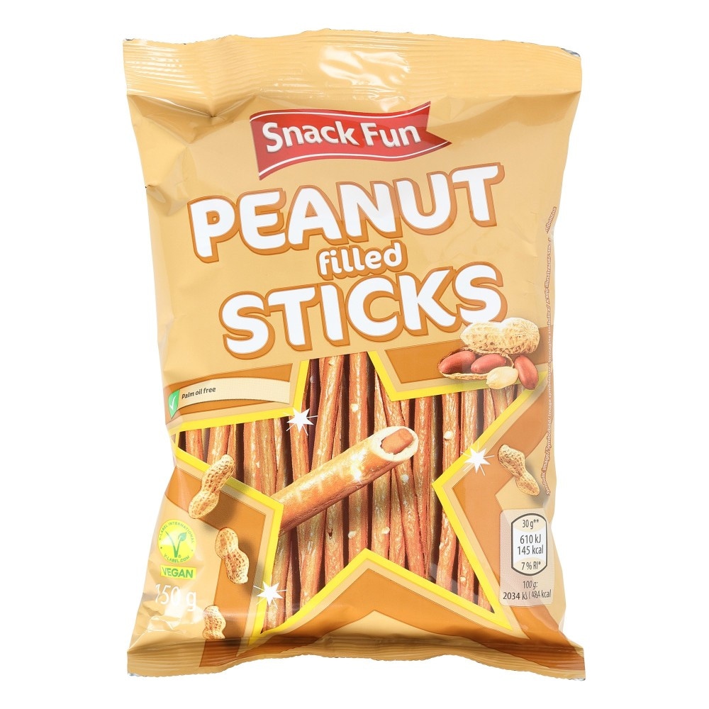 Peanut Sticks 150 g Snack Fun - Offerta nel negozio ALDI