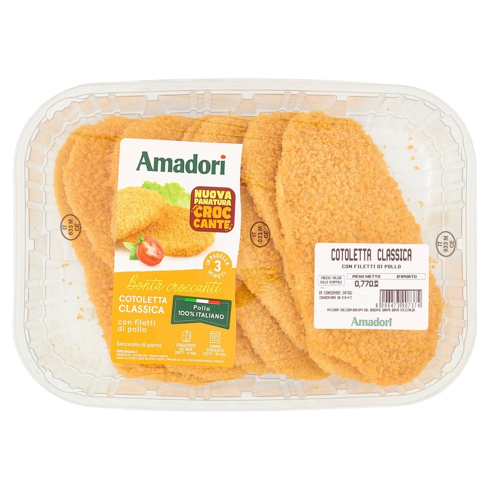 Linea panati Amadori formato maxi 770 g in offerta da Carrefour