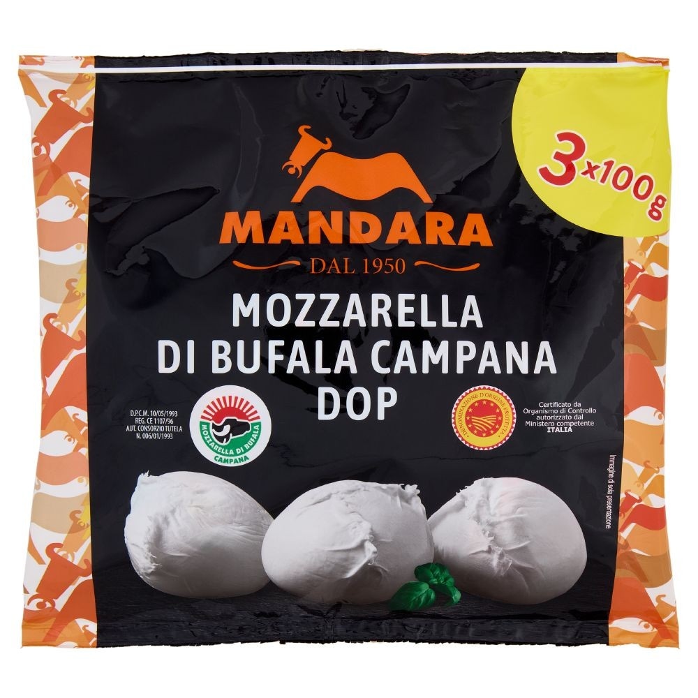 Mozzarella di bufala Mandara 3 x 100 g in offerta da Coop