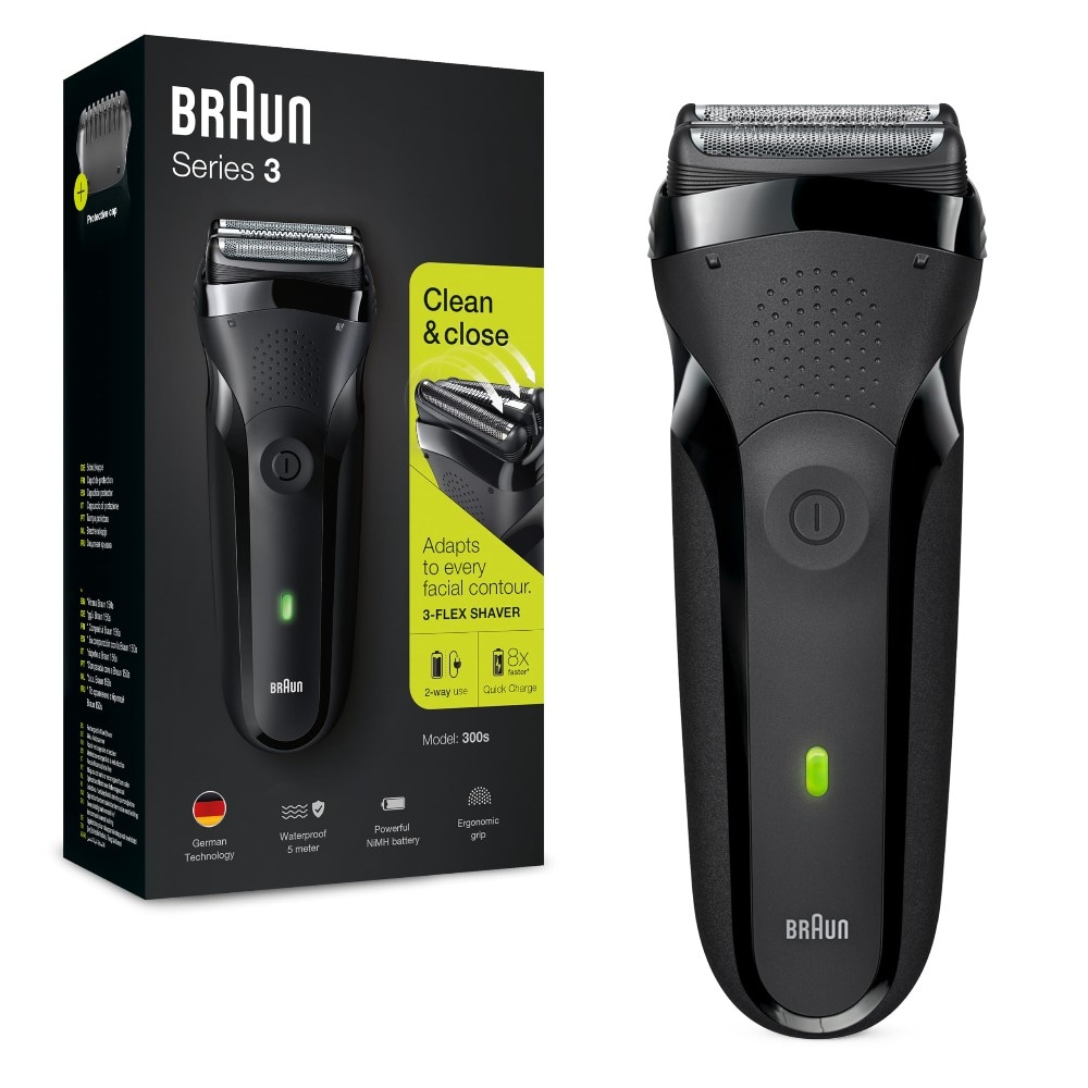 Braun Rasoio 300S Serie 3 in offerta da Comet