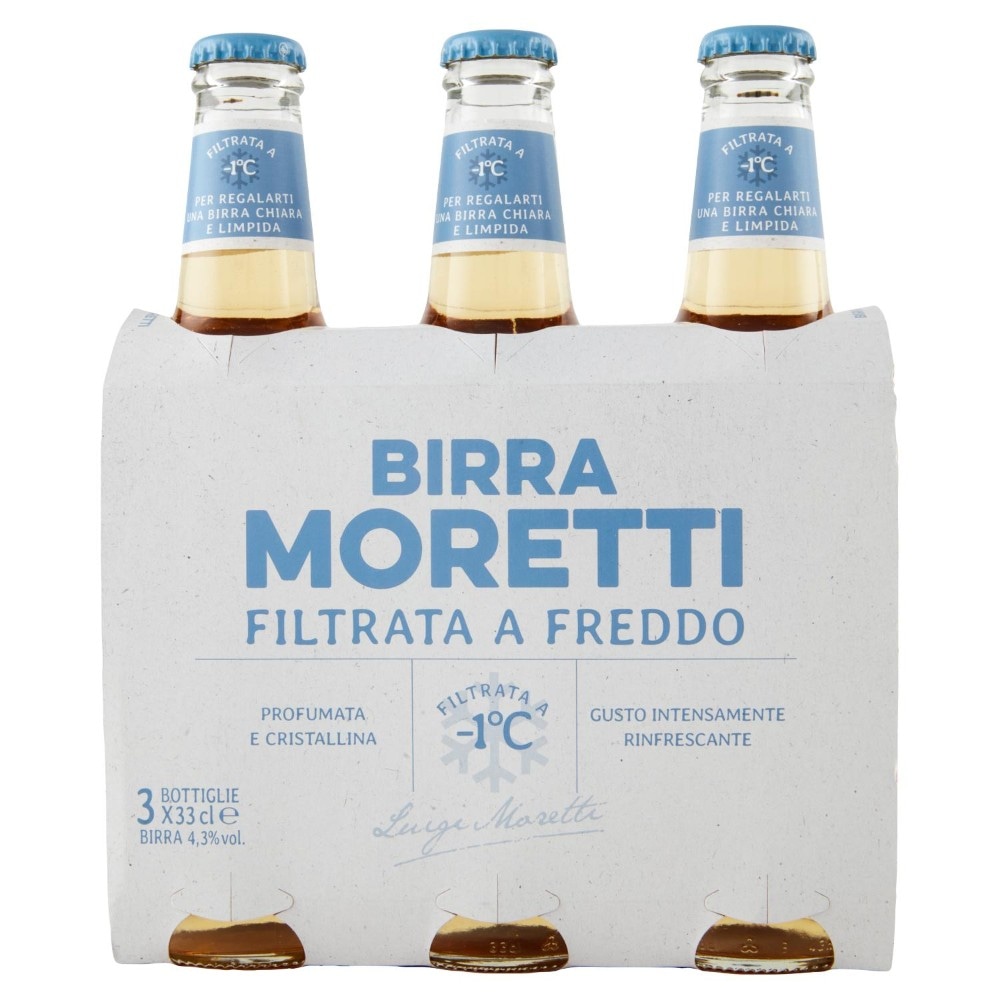 Birra Filtrata a Freddo Moretti ml 990 - Offerta nel negozio Bennet