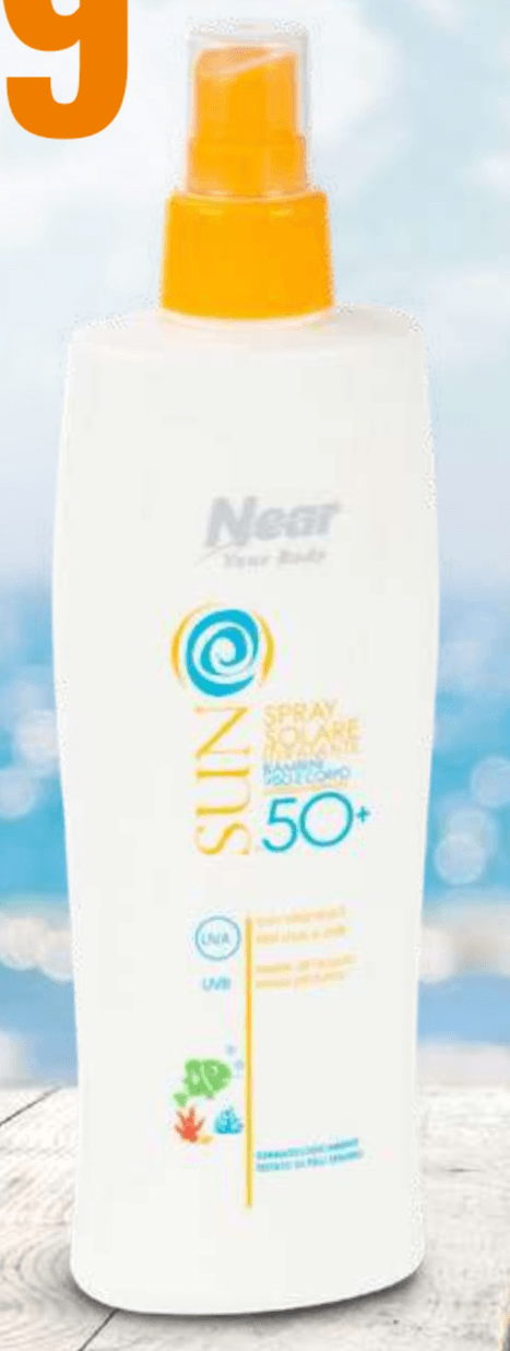 Crema Solare Bambini SPF 50+ 200 ml Near - Offerta nel negozio Eurospin