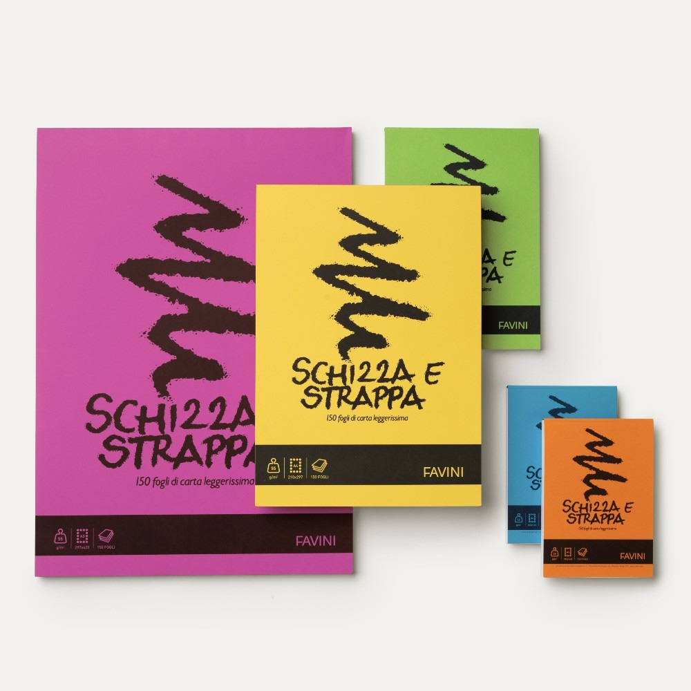 Blocco disegno schizza e strappa Favini 21x30 cm in offerta da Il Gigante