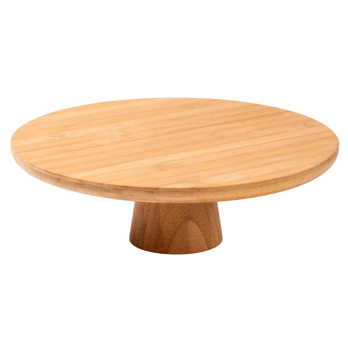 Alzatina in bamboo H 9 - Ø 28 cm - Offerta nel negozio Happy Casa
