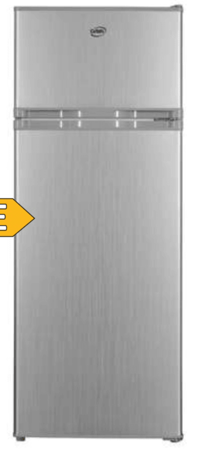 Daya DDP28NSM1SF Inox 206L Frigorifero Doppia Porta 206 litri in offerta da Dpiù