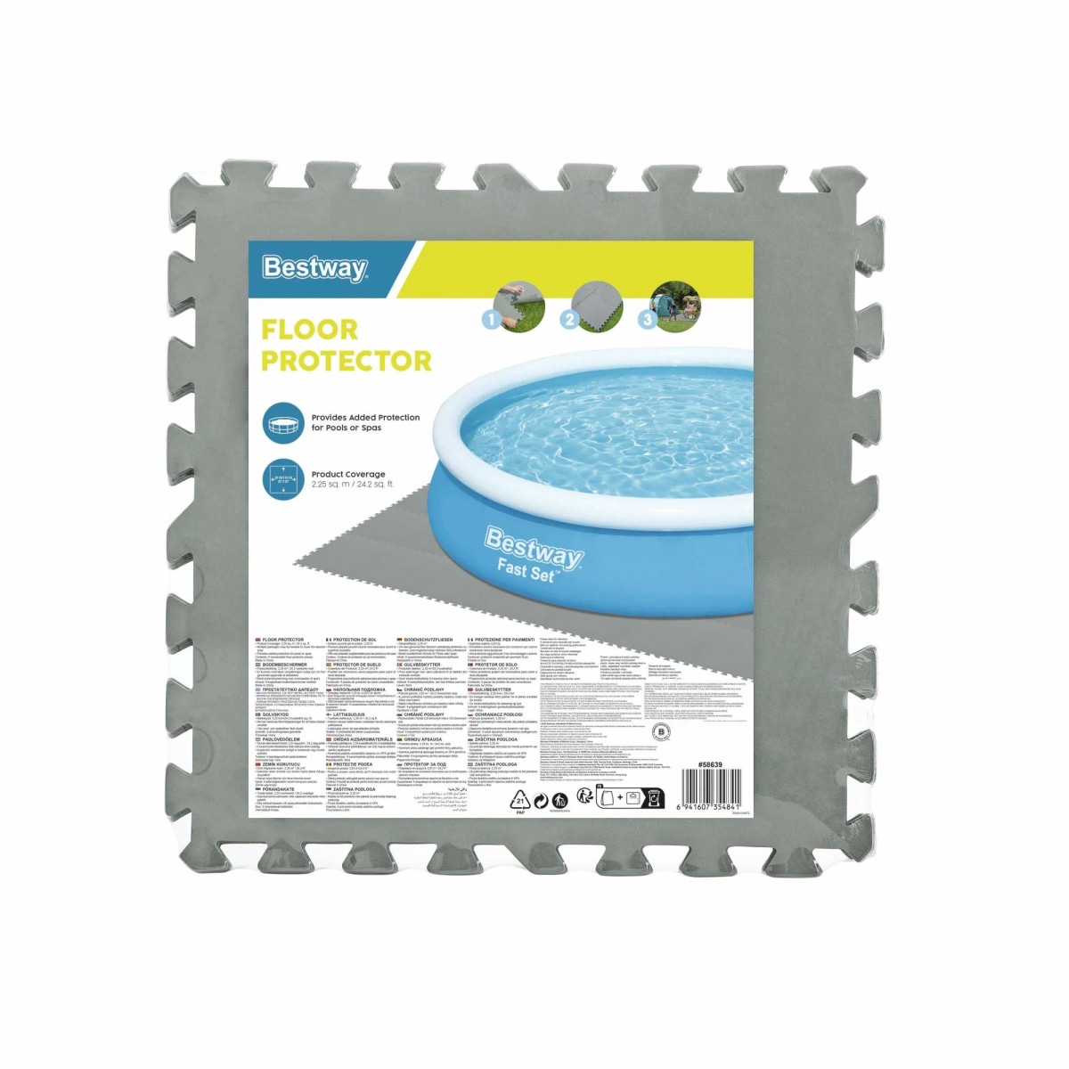 Tappeto Base Componibile 9 pezzi Bestway® - Offerta nel negozio Happy Casa
