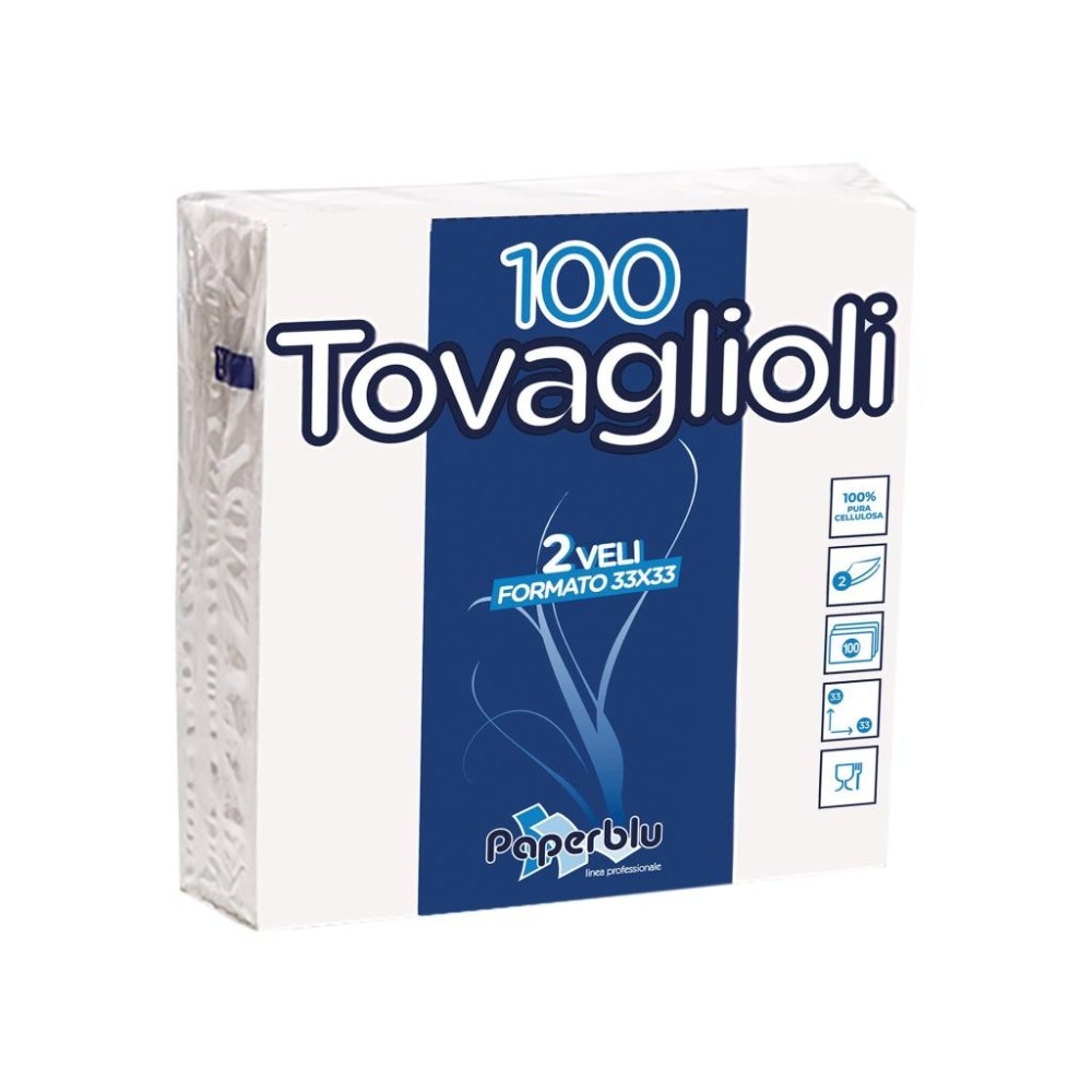 Tovaglioli home 2 veli 33x33 Conf. 100 pz in offerta da Carrefour