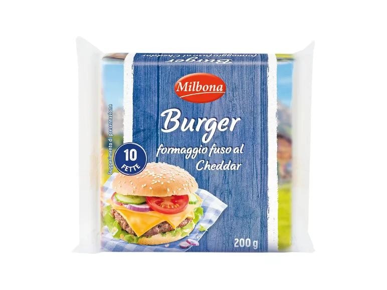 Formaggio fuso al Cheddar 200 g confezione Milbona in offerta da Lidl