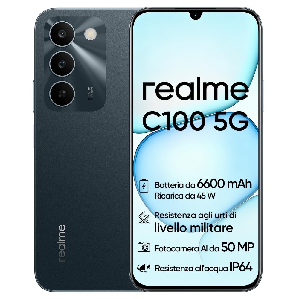 Realme C100 5G Smartphone in offerta da Comet