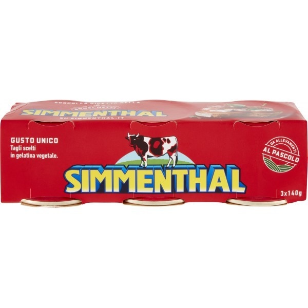 Carne in scatola 140 g x3 Simmenthal in offerta da Iper La grande i