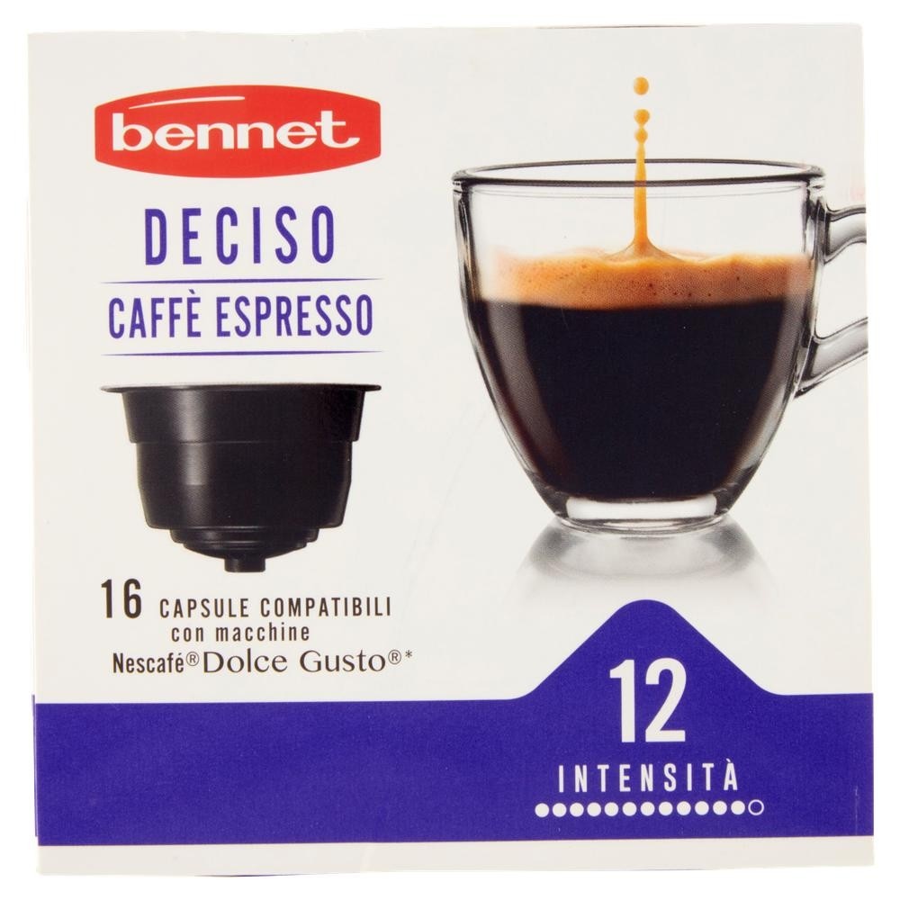 Caffè in Capsule Compatibili Sistema Nescafé Dolce Gusto Bennet conf. da 16 in offerta da Bennet
