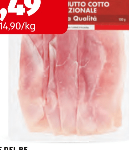 Il Tagliere del Re Prosciutto Cotto Nazionale 100 g - Offerta nel negozio ALDI