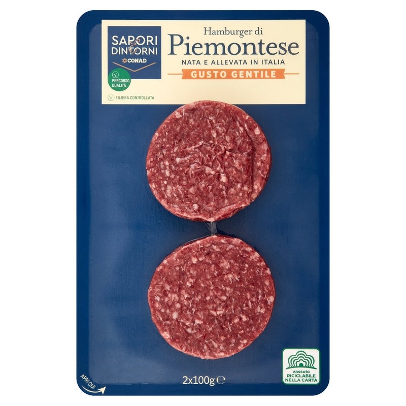 Hamburger Piemontese 2 x 100 g REGIONE CHE VAI in offerta da ALDI