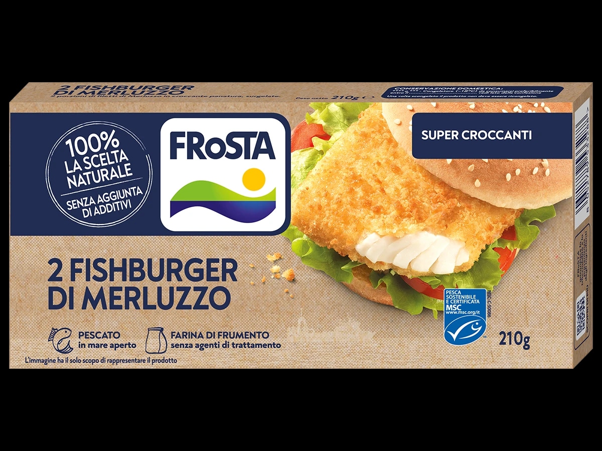 Fishburger di Merluzzo Frosta 210 g in offerta da Il Gigante