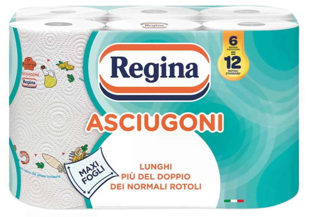 Carta cucina Asciugoni Regina conf. da 6 in offerta da Bennet