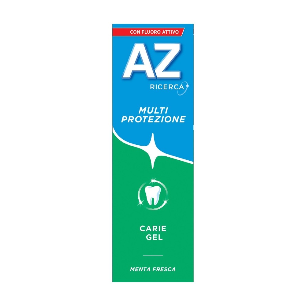 Dentifricio Protezione Carie Gel AZ conf. da 6, ml 450 - Offerta nel negozio Bennet
