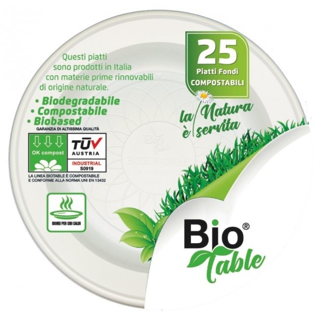 Piatti Monouso BioTable in offerta da Esselunga