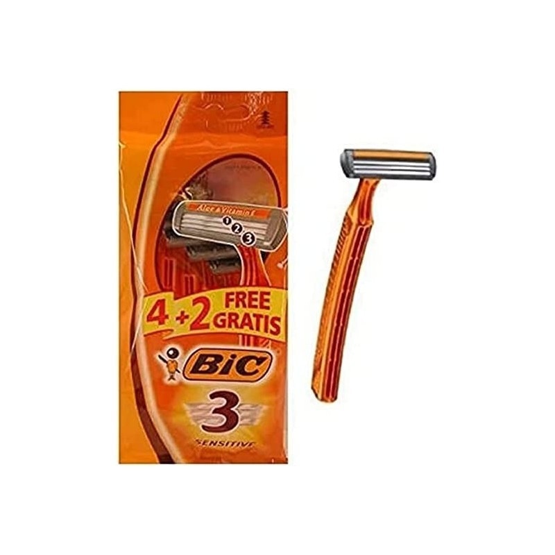 Rasoi 3 Lame Usa e Getta Bic conf. da 6 in offerta da Bennet