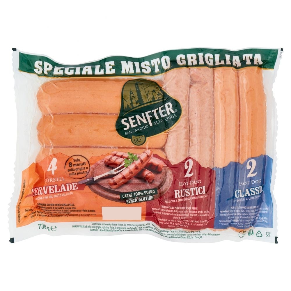 Wurstel Gran Grigliata 730 g Senfter in offerta da MD