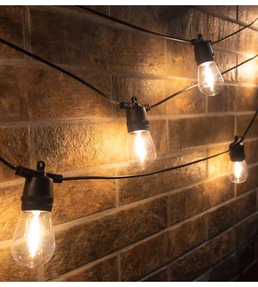 Catena luminosa solare Euro Garden - Offerta nel negozio Eurospin