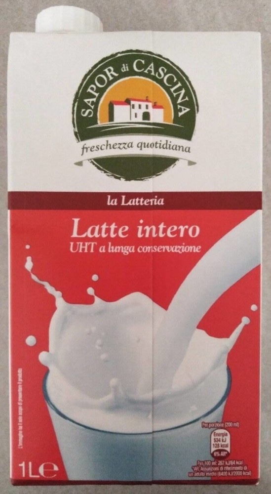 Latte intero 1 l Sapor di Cascina in offerta da Penny