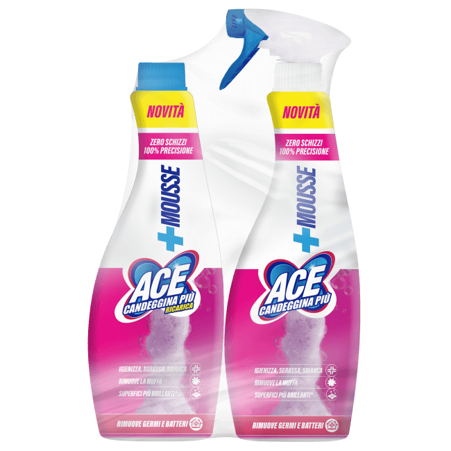 ACE Spray Candeggina 690 ML + Ricarica in offerta da Maury's