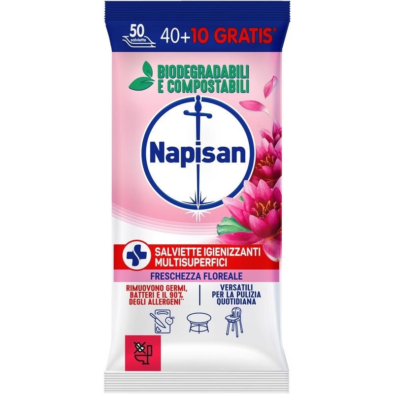 Napisan salviette multisuperfici in offerta da Lidl