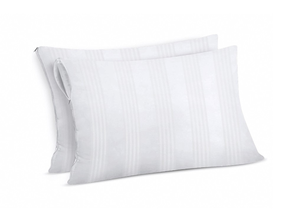 Linea Accessori Letto Casa 2 copriguanciali con zip 2 pz in offerta da Bennet