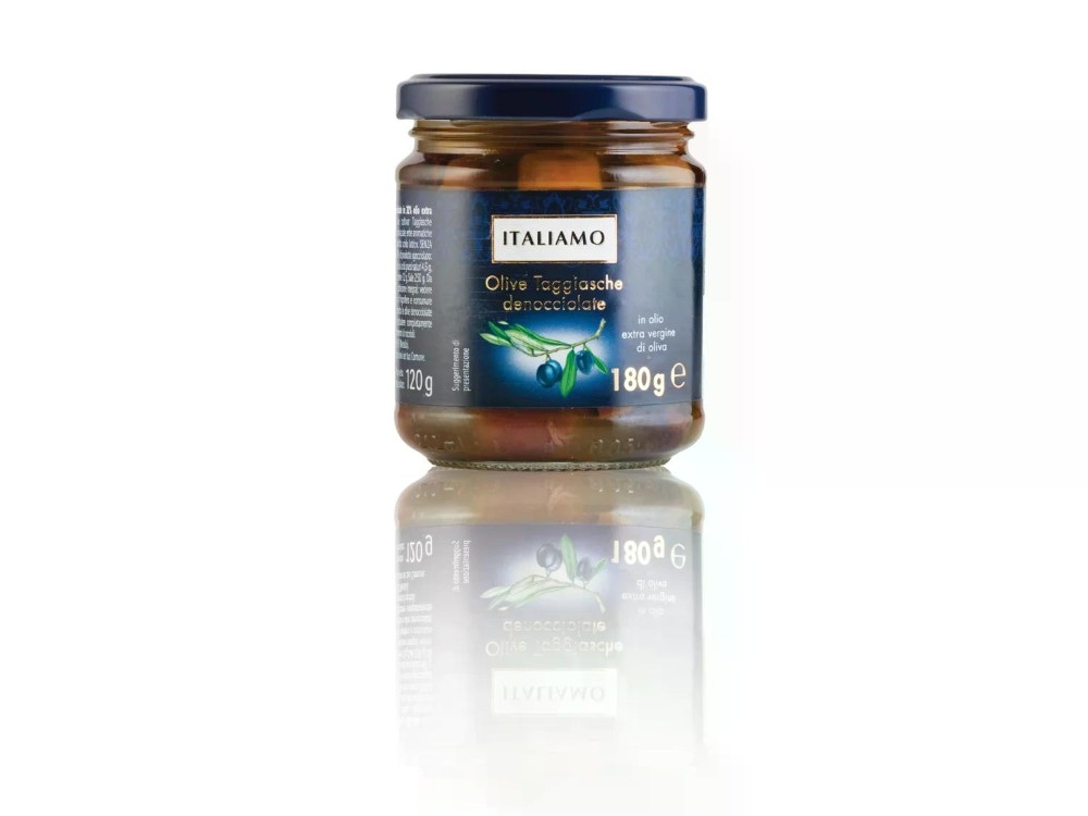 Olive Taggiasche denocciolate 520 g (sgocc.) confezione Italiamo - Offerta nel negozio Lidl