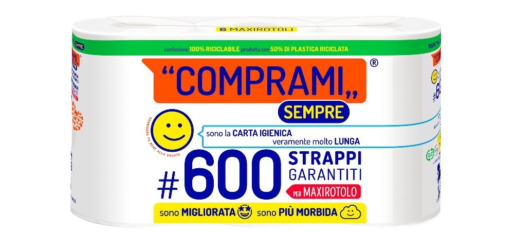 Carta Igienica 12 maxi rotoli Comprami Sempre in offerta da Iper La grande i