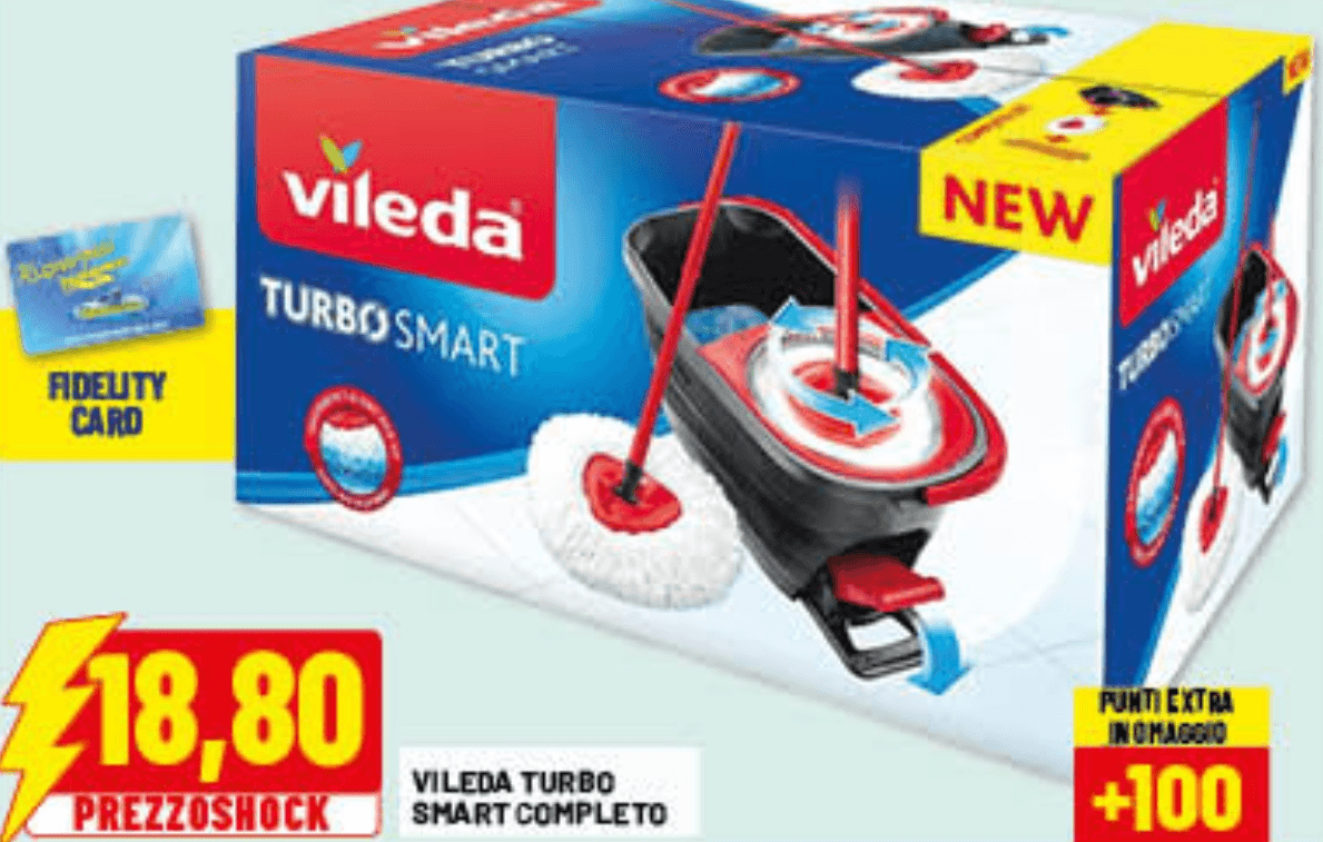 Vileda Turbo Smart completo in offerta da Risparmio Casa