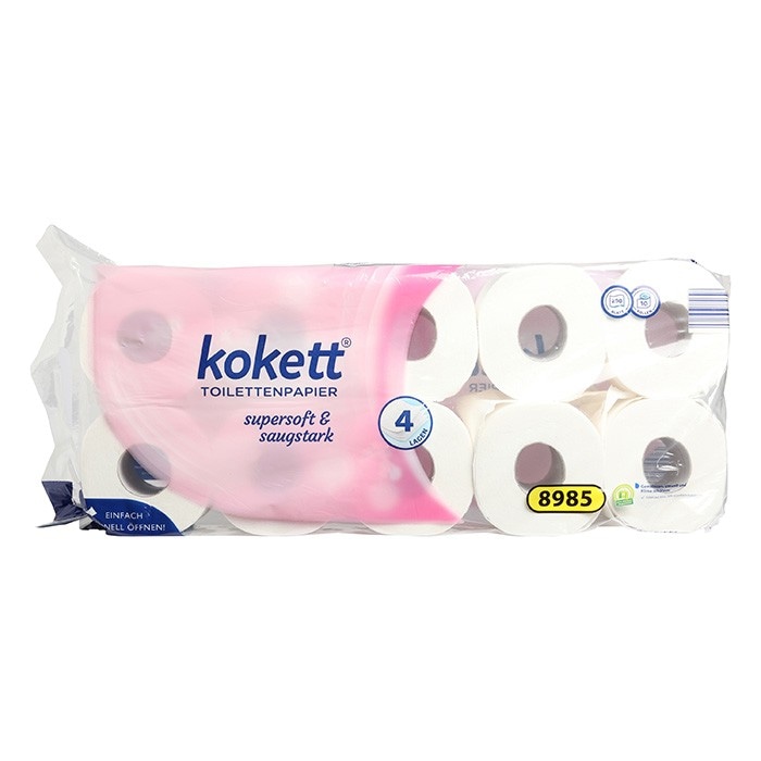 Carta igienica 4 veli 10 x 220 strappi Kokett in offerta da ALDI