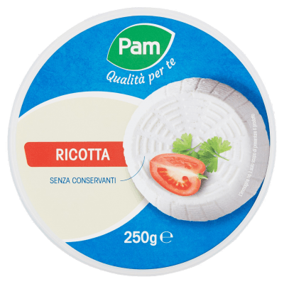 Ricotta vaccina PAM 250 g in offerta da Panorama