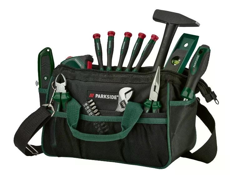 PARKSIDE Borsa con attrezzi da lavoro 23 pezzi - Offerta nel negozio Lidl