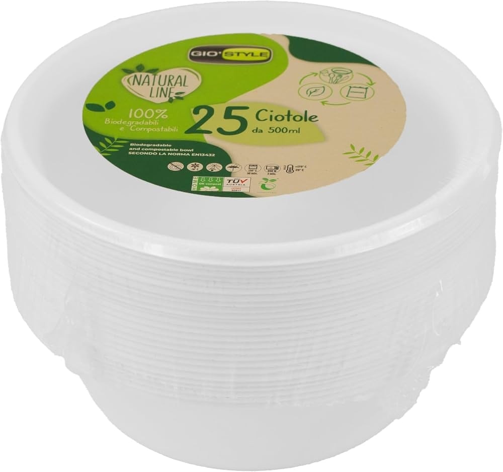 Giostyle ciotole 25 pezzi in offerta da Risparmio Casa