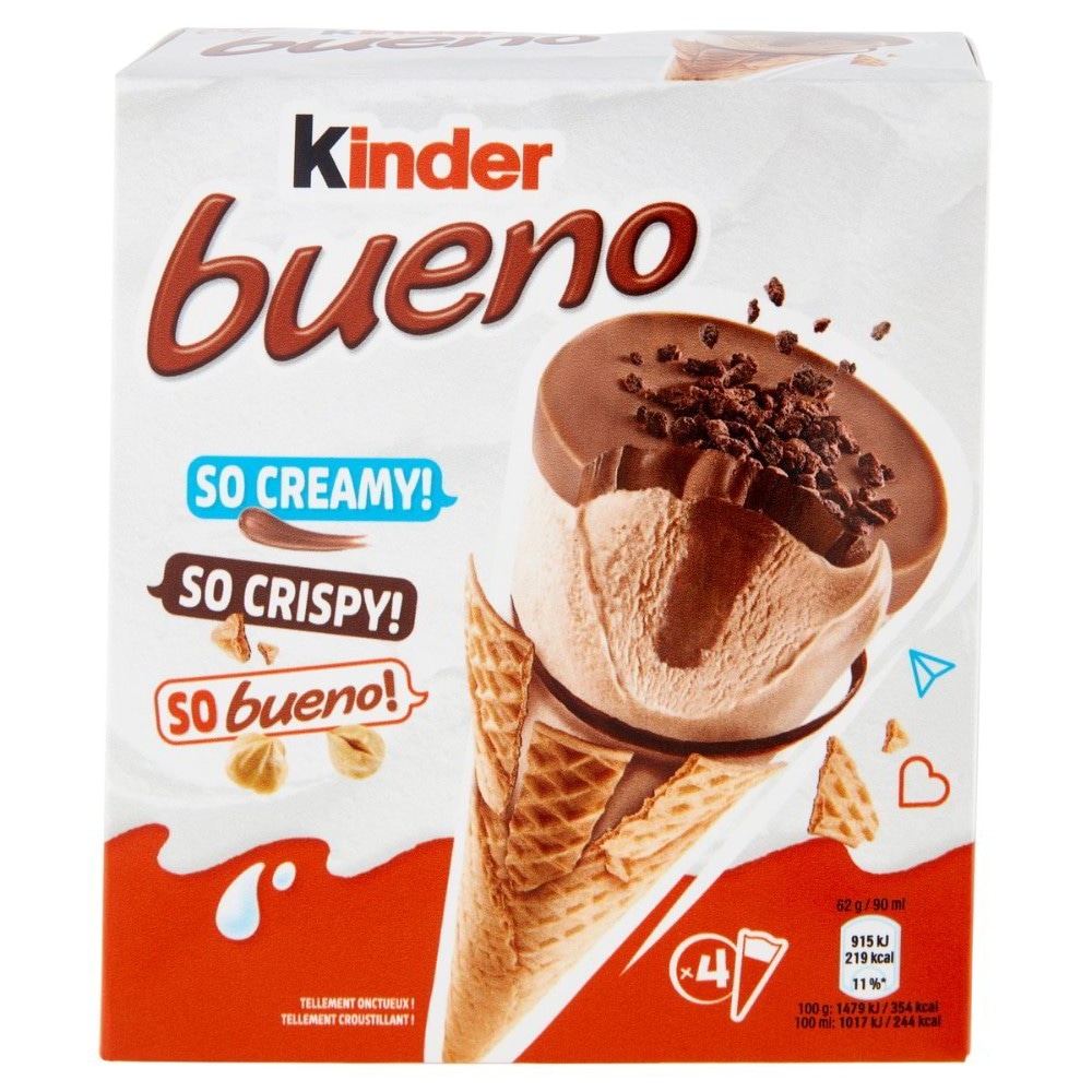 Ferrero gelato (Kinder Bueno cono o Pocket Coffee) 248 g o 164 g in offerta da Esselunga