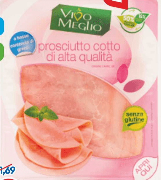 Prosciutto Cotto Vivo Meglio 100 g - Offerta nel negozio MD
