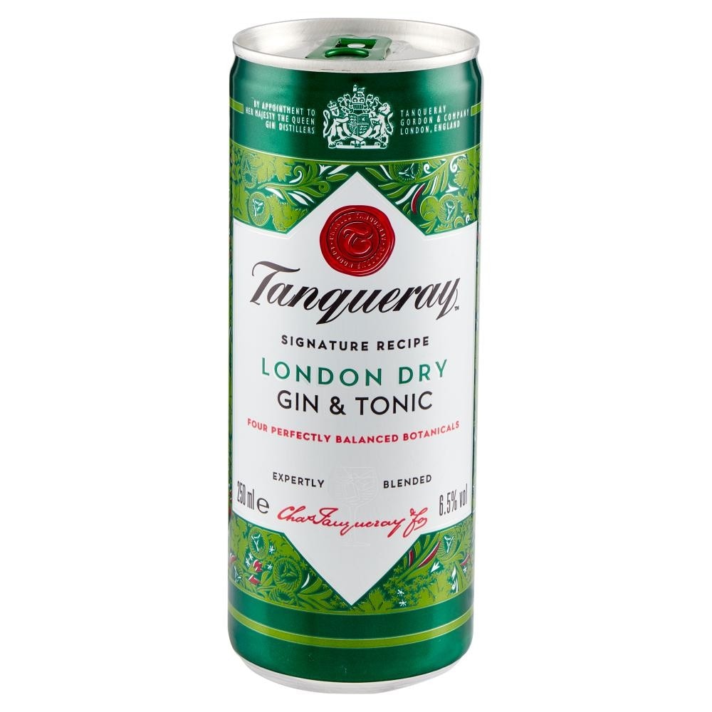 Tanqueray London Dry Gin & Tonic 250 ml lattina in offerta da Lidl