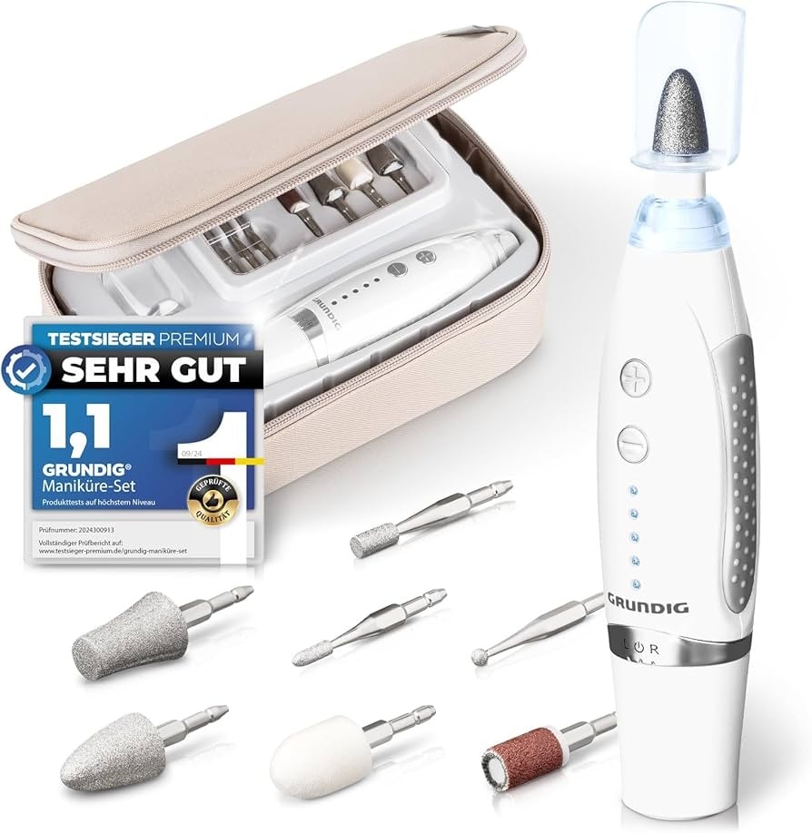 Manicure e pedicure elettrico 5 IN 1 Grundig - Offerta nel negozio Happy Casa