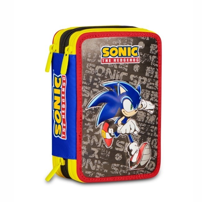 Astuccio 3 zip Sonic in offerta da Iper La grande i