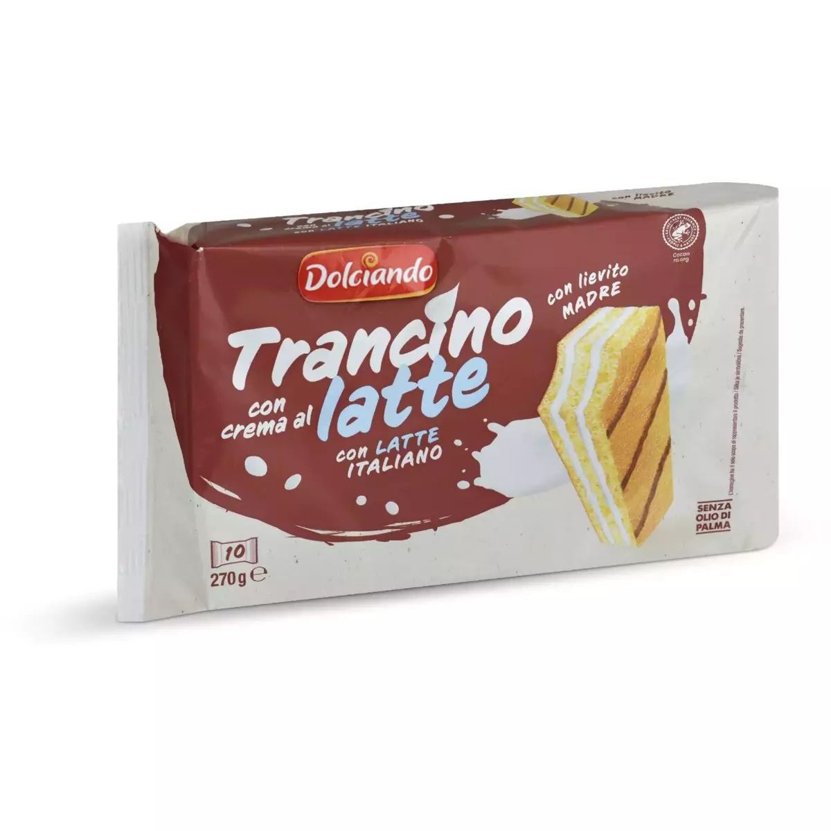 Trancino Dolciando con crema al latte 270 g in offerta da Eurospin